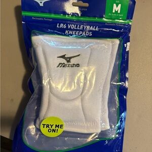 Mizuno White Volleyball Kneepads